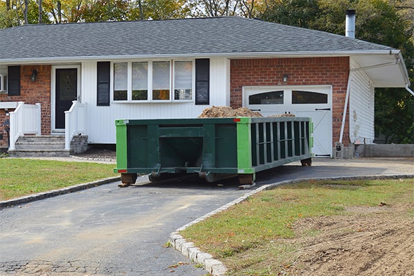 you can keep a residential dumpster on your property for as long as you need